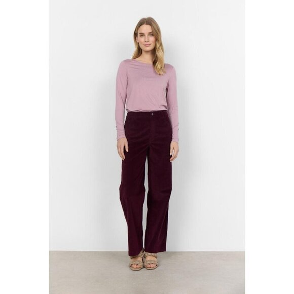 NWT SOYA CONCEPT Marica 217 Woodrose Blush Pink Longsleeve Shirt - Picture 2 of 5